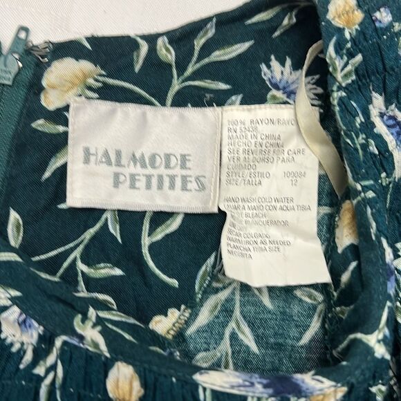 Vintage NWT JC Penny Halmode Petite Romper/Jumpsuit with Shoulder Pads - Picture 6 of 7